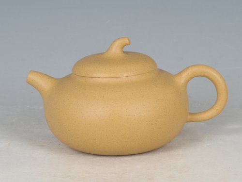 邵文紫砂壶 茄段壶 