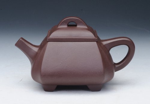 林元森紫砂壶 抽角石瓢 