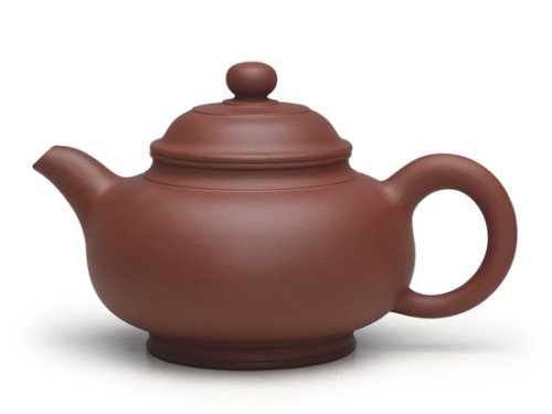 强建红紫砂壶 双线鼓腹 