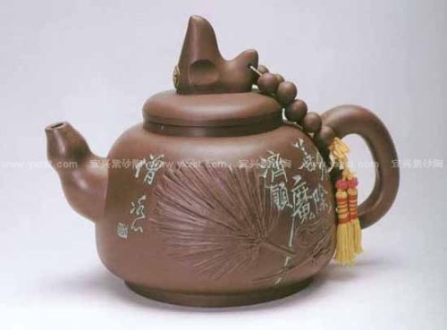 咸仲英紫砂壶 济公壶 