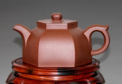 张芳紫砂壶 六方乐钟 