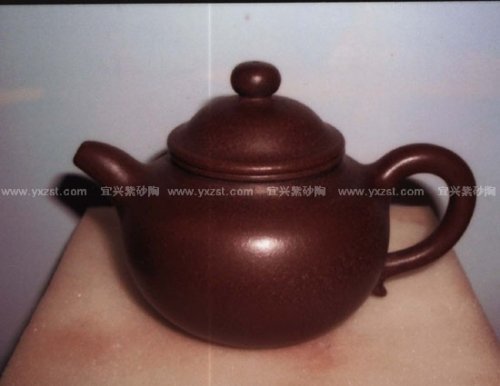 程曙紫砂壶 莲子壶 