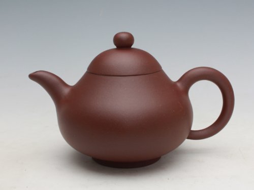 眭龙俊紫砂壶 梨形 