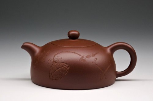 曹宇宏紫砂壶 半月壶 