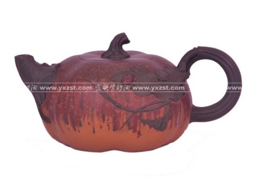 储彩琴紫砂壶 七彩南瓜 