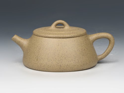 董建忠紫砂壶 石瓢（段泥） 