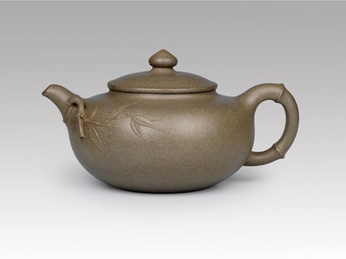 朱建明紫砂壶 田园情趣―竹 