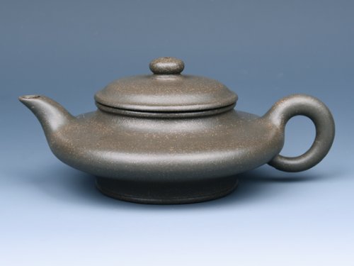 张丽妹紫砂壶 虚扁 