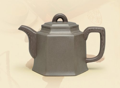 周国新紫砂壶 木然钟情 