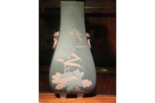 沈跃平紫砂壶 花瓶 