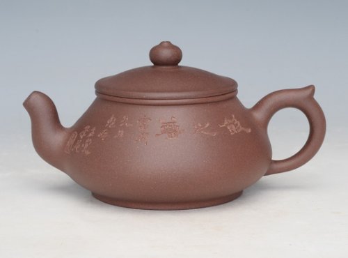 周华芳紫砂壶 矮潘 