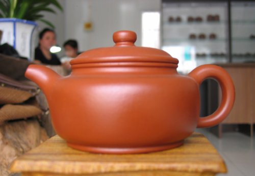 蒋美平紫砂壶 朱泥小品 