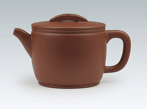 华建中紫砂壶 瓦当 