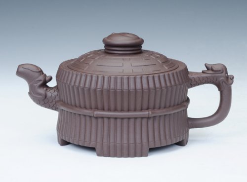 徐芳紫砂壶 龙头一捆竹 