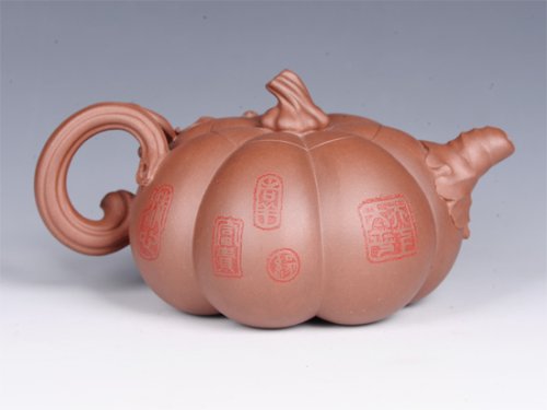 董建平紫砂壶 南瓜壶 