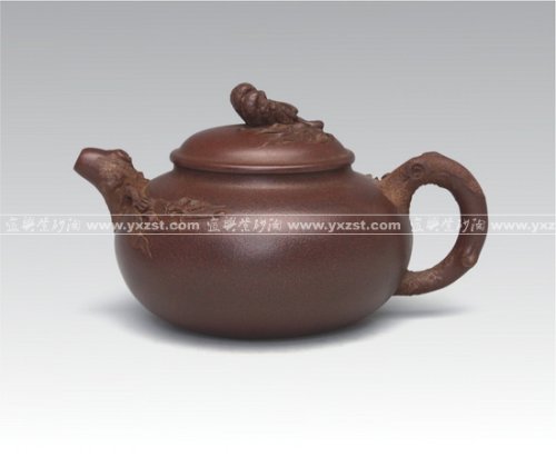 顾余根紫砂壶 佛手四 