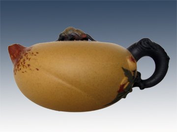 潘建明紫砂壶 桃趣 