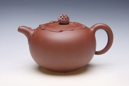 陈卫芬紫砂壶 祥和清莲 