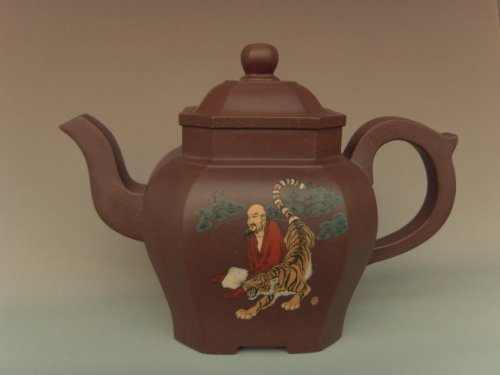 李经强紫砂壶 伏虎尊者 