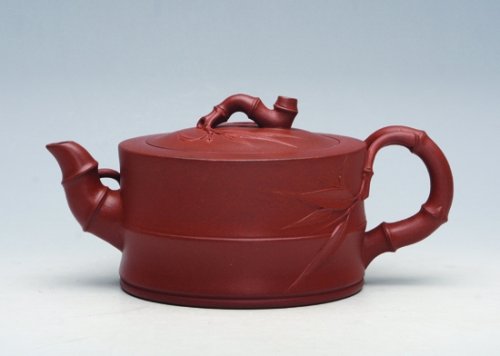 许红琴紫砂壶 竹段 