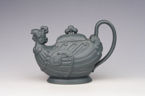 张生荣紫砂壶 孔雀壶 绿泥 