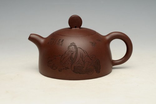 张秀娣紫砂壶 半月 