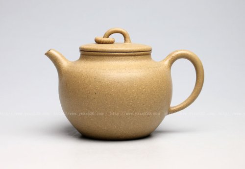 吴建平紫砂壶 《单圆》泥料：段泥 容量：220cc 