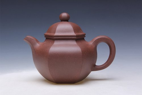 朱国强紫砂壶 六方掇球 