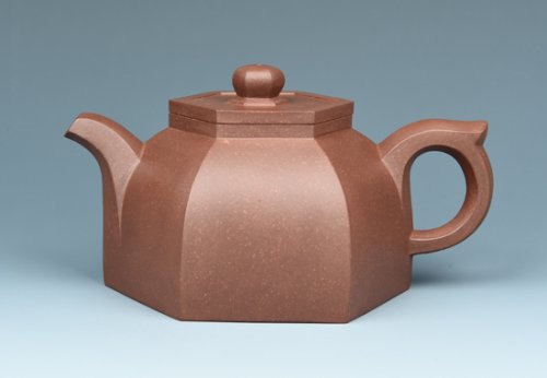 张勇强紫砂壶 六方乐钟 