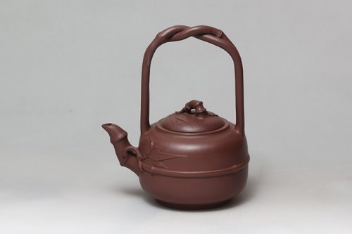 朱秀兰紫砂壶 竹提 