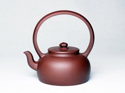 张暗军紫砂壶 大彬提梁 