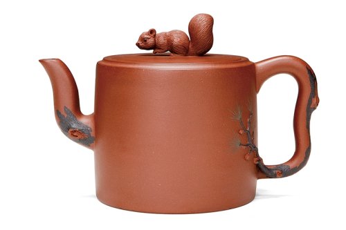 吴菊芳紫砂壶 森知灵（2013年“艺博杯”江苏省工艺美术大赛金奖） 