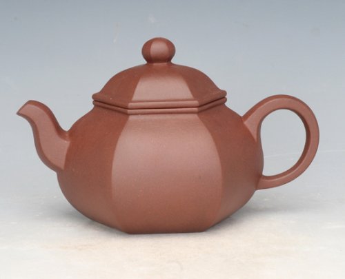 陈云紫砂壶 六方莲子 