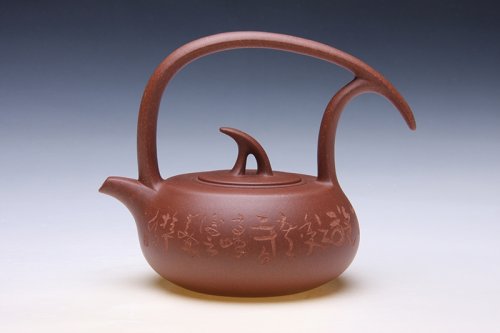 高凌云紫砂壶 提梁 