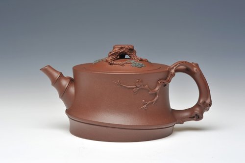 魏柏柯紫砂壶 松竹梅 