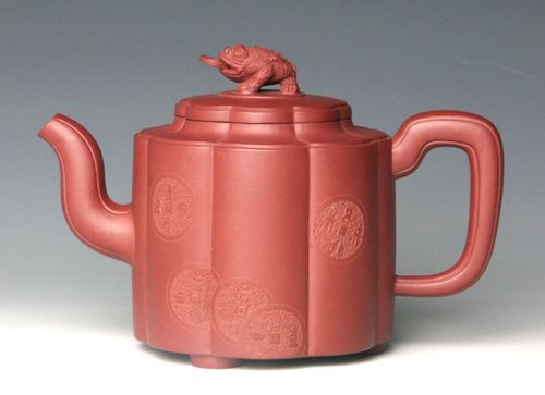 陈正初紫砂壶 招财进宝 400CC 