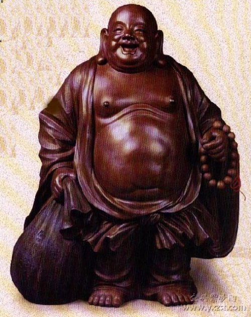 勇跃军紫砂壶 布袋和尚 