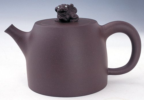 吴青紫砂壶 晓狮 