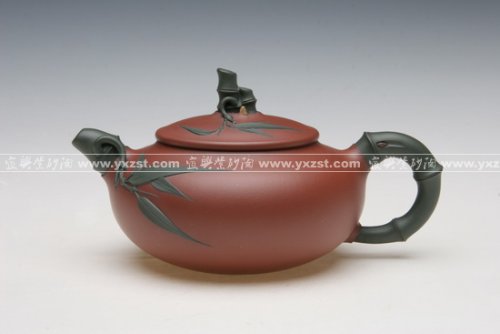 黄丽萍(大)紫砂壶 春竹1 