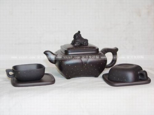 高瑞南紫砂壶 麒麟套壶 