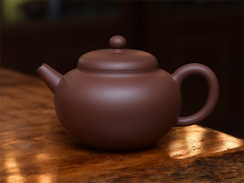 杨建刚紫砂壶 掇球壶3000元 