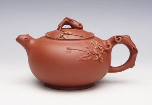 赵志东紫砂壶 玉兰春色 