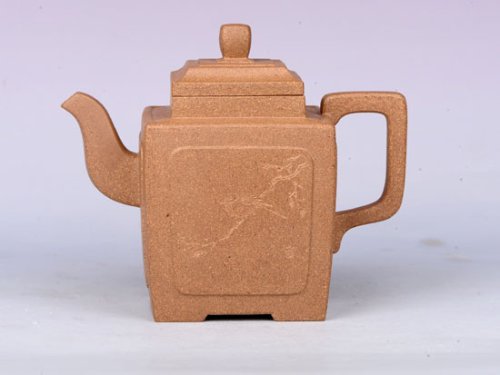 严伟亮紫砂壶 小奎方 