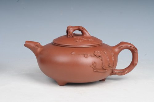 曾建丁紫砂壶 三角梅 
