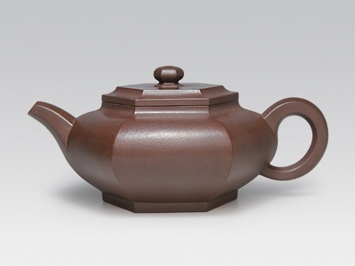 杨景义紫砂壶 六方福扁 