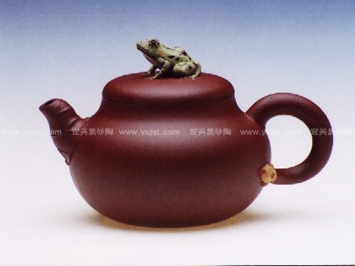 吴介春紫砂壶 河塘蛙鸣 