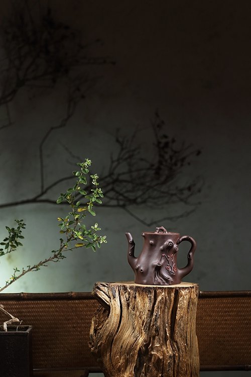 江晓燕紫砂壶 梅桩 