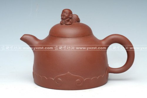 潘红华紫砂壶 招财童子 