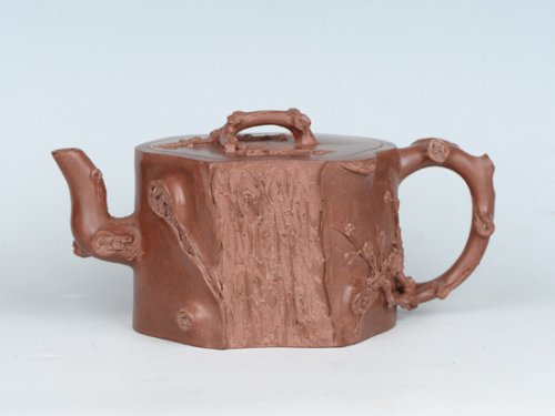 罗荣贤紫砂壶 梅桩   泥料：老清水泥 