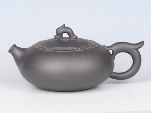 孙科紫砂壶 鱼跃龙门 